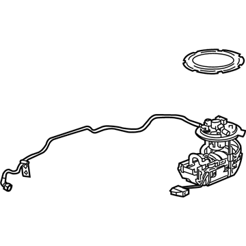 GM 19180187 Fuel Tank Fuel Pump Module Kit (W/O Fuel Level Sensor)
