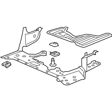 Acura 74110-TZ3-A10 Cover, Engine (Lower)