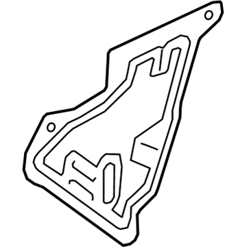 Acura 72861-TL0-003 Seal, Left Rear Door Hole