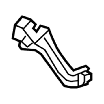 Acura 83707-TL0-G01ZA Base, Right Rear Grip (Premium Black)