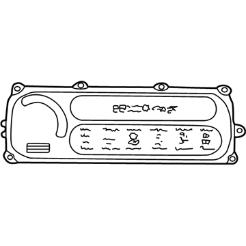 Mopar 4698199AG Air Conditioner And Heater Control