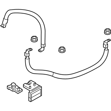 Infiniti 24105-3WG0A Cable Assy-Battery To Starter Motor