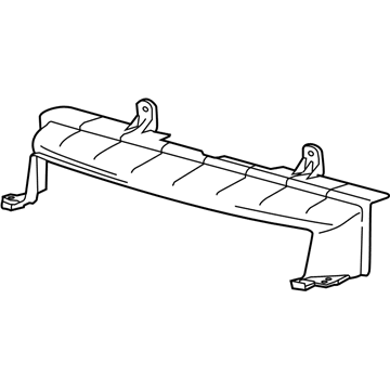 GM 95199554 Upper Baffle