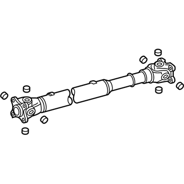 Lexus 37140-60480 Shaft Assy, Propeller, Front