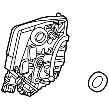 Lexus 69030-78110 LOCK ASSY, FR DOOR W