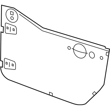 Mopar 55395432AB Panel-Front Half Door Outer