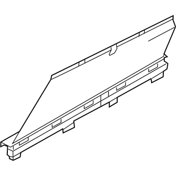 Kia 83362D4000 Curtain-Rear Door, RH