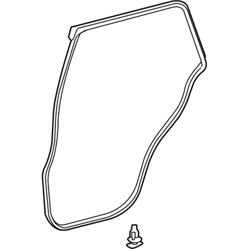 Toyota 67871-35091 Door Weatherstrip