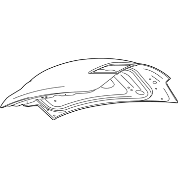 GM 92508801 Trunk Lid