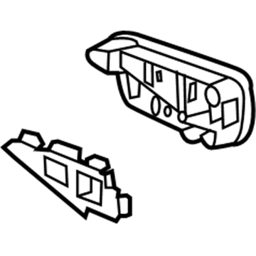 GM 22876239 Step Bar Rear Cap