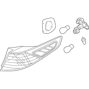 Kia 924014C500 Lamp Assembly-Rear Combination