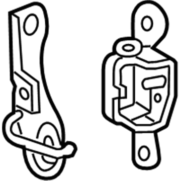 Mopar 5065099AC Door Hinge Rear Left Lower