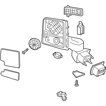 GM 84944543 Mirror Assembly