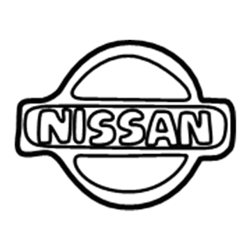 Nissan 65890-8Z300 Emblem-Radiator Grille