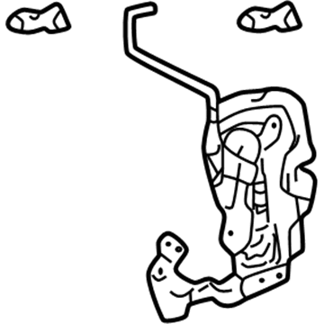 Toyota 69306-04020 Lock Assembly