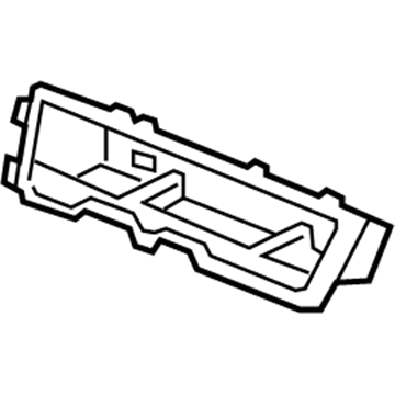 Honda 77333-SJC-A01ZB Tray B (Lower) *NH607L* (TU DARK GRAY)