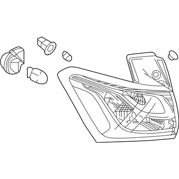 GM 84769837 Tail Lamp Assembly