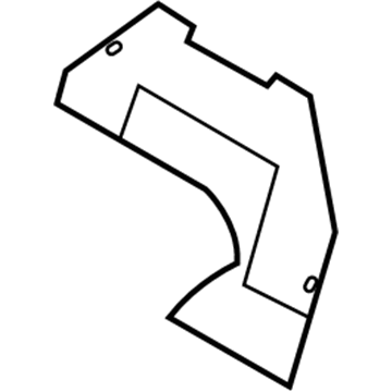 Kia 884574D020 Under Cover-Front , Back