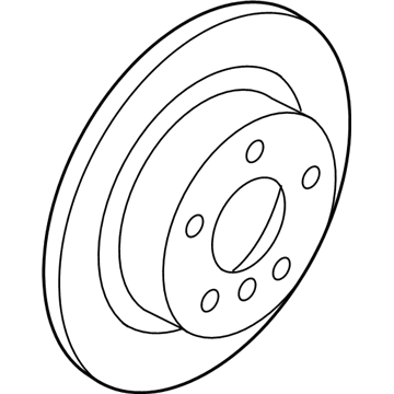 BMW 34-21-6-799-367 Rear Brake Disc