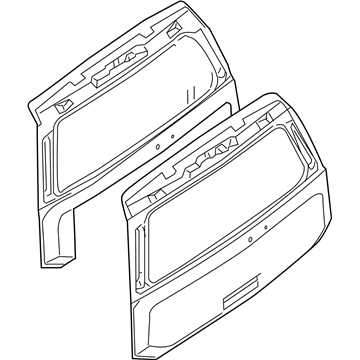 Nissan K0100-ZQ0MA Door - Back