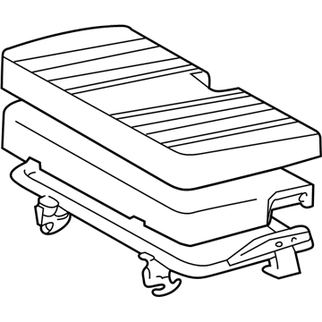 Toyota 71460-35590-E3 Cushion Assembly