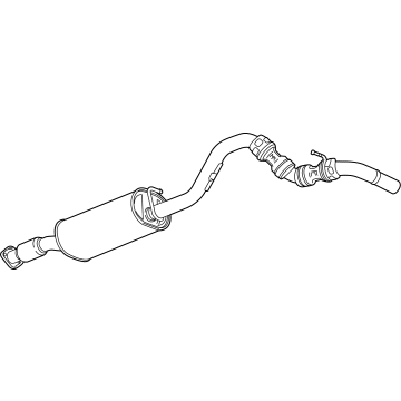 GM 84896834 Muffler W/Tailpipe