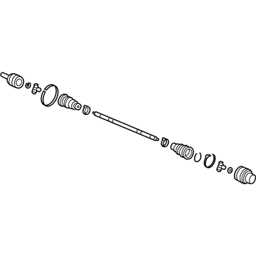 Acura 42311-SJA-003 Driveshaft Assembly, Driver Side