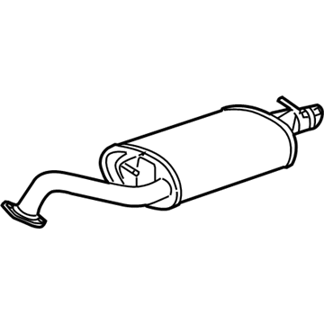 Toyota 17430-0D460 Muffler & Pipe