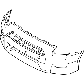 Nissan FBM22-6AV0H Front Bumper Cover