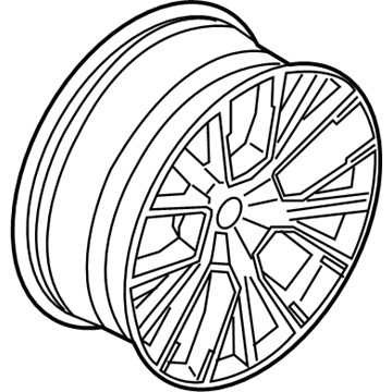 BMW 36-11-8-090-097 DISK WHEEL, LIGHT ALLOY, IN