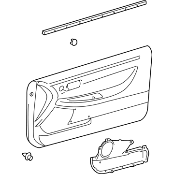 Toyota 67610-06420-A0 Door Trim Panel