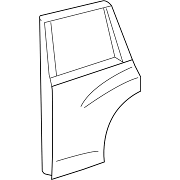 Lexus 67004-60600 Panel Sub-Assembly, RR D