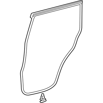 Lexus 67871-60130 WEATHERSTRIP, Rear Door