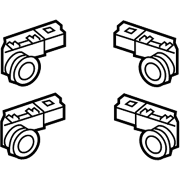 Honda 08V67-SWA-161K Back Up Sensors (Green Tea Metallic-Exterior)