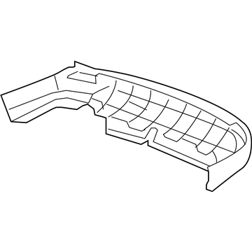 Honda 04715-SWA-A90 Face, Rear Bumper (Dot)