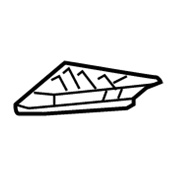 GM 20996123 Defroster Grille