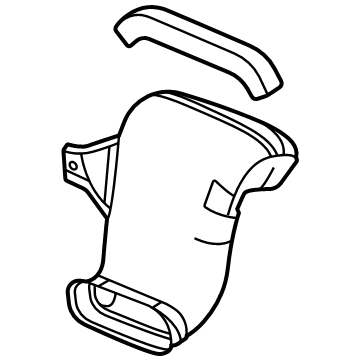 Honda 1J680-5RD-H00 DUCT COMP