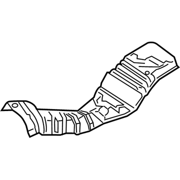 Nissan 74761-3SG0A INSULATOR-Heat, Rear Floor