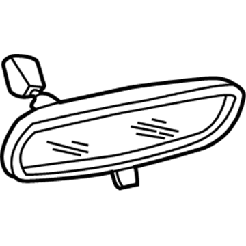 Mopar 4696545AB Inside Rear View Mirror