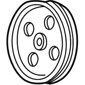 Mopar 53031722AA Pulley-Power Steering Pump