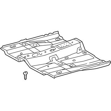 Toyota 58111-17050 Pan, Front Floor