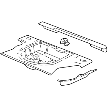 GM 12335382 Panel Asm, Rear Compartment Service