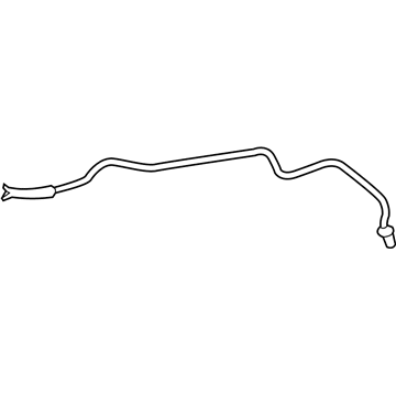 BMW 54-10-7-076-744 Water Outlet Hose Rear Right