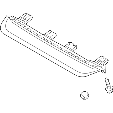 Hyundai 92700-3V000 Lamp Assembly-High Mounted Stop