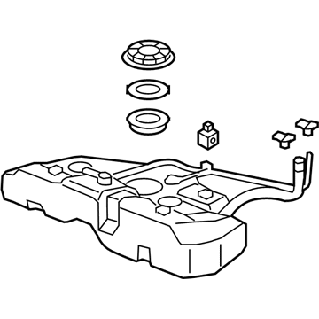 Honda 17044-TA5-L00 Tank Set, Fuel