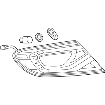 Mopar 68110361AA Lamp-Tail Stop Turn