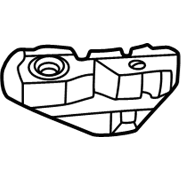 Honda 71198-S9A-000 Spacer, L. FR. Bumper Side