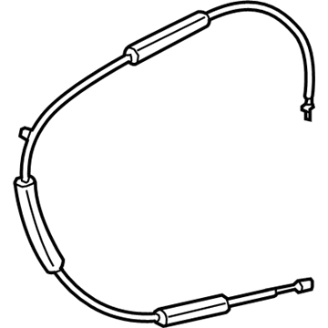 Nissan 90512-3VA0A Cable Assy-Fuel Filler Lid Opener