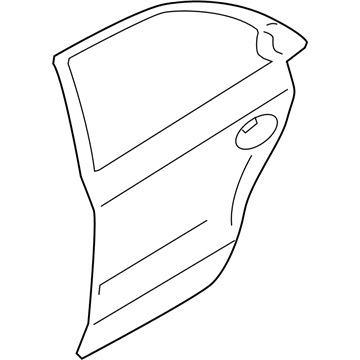 Hyundai 77121-3S000 Panel-Rear Door Outer, RH