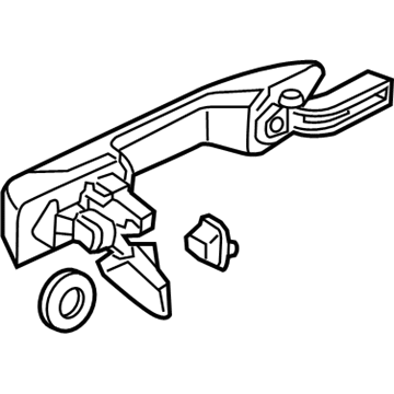 Honda 72640-TK8-A02 Handle Assembly, Passenger Side